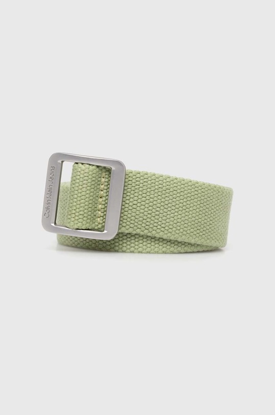 Calvin Klein Jeans pasek dziecięcy zielony IU0IU00594.PPYH