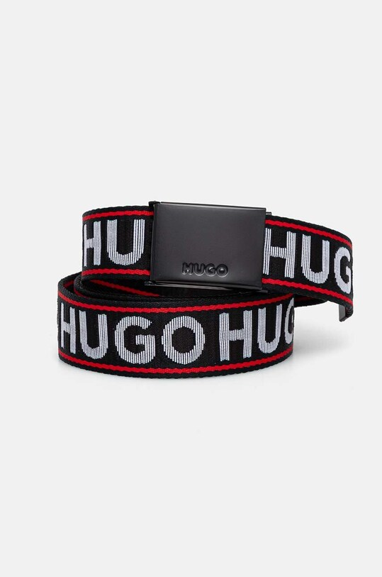 HUGO pasek czarny 50499077
