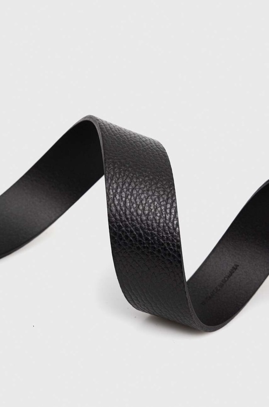 Kožený pásek BOSS 50512758 černá SS24