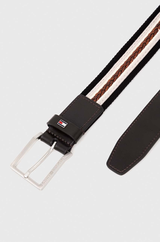 Pásek Tommy Hilfiger AM0AM12049 béžová SS24