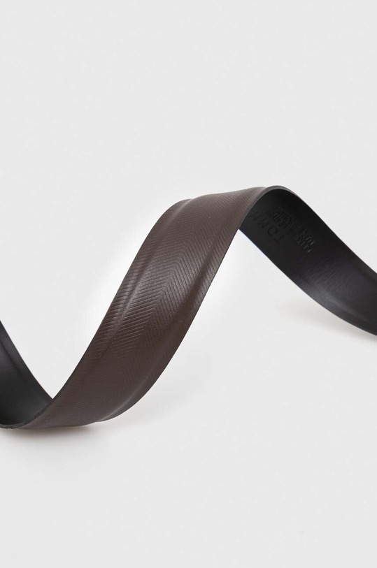 Tommy Hilfiger pasek skórzany AM0AM12069 brązowy SS24