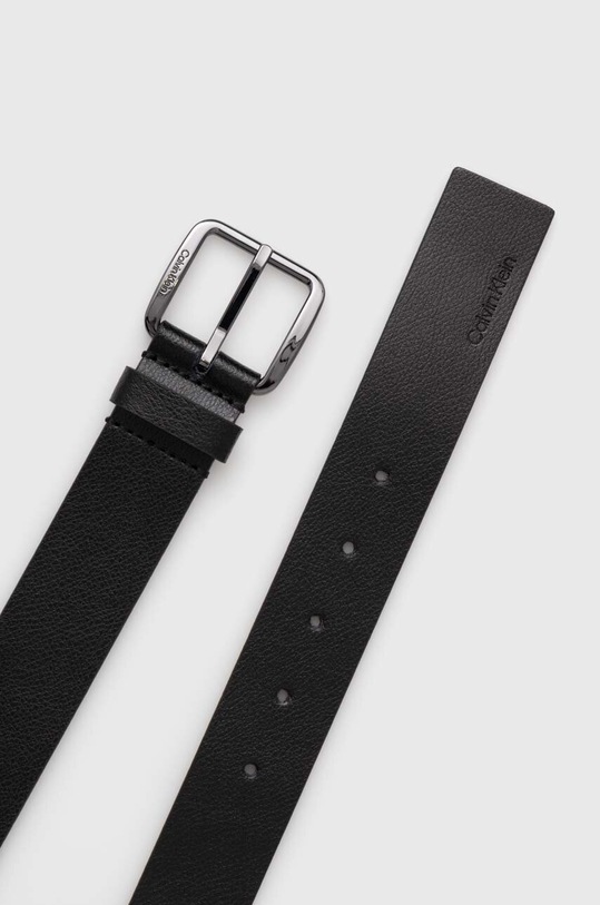 Kožený opasok Calvin Klein K50K511334 čierna SS24