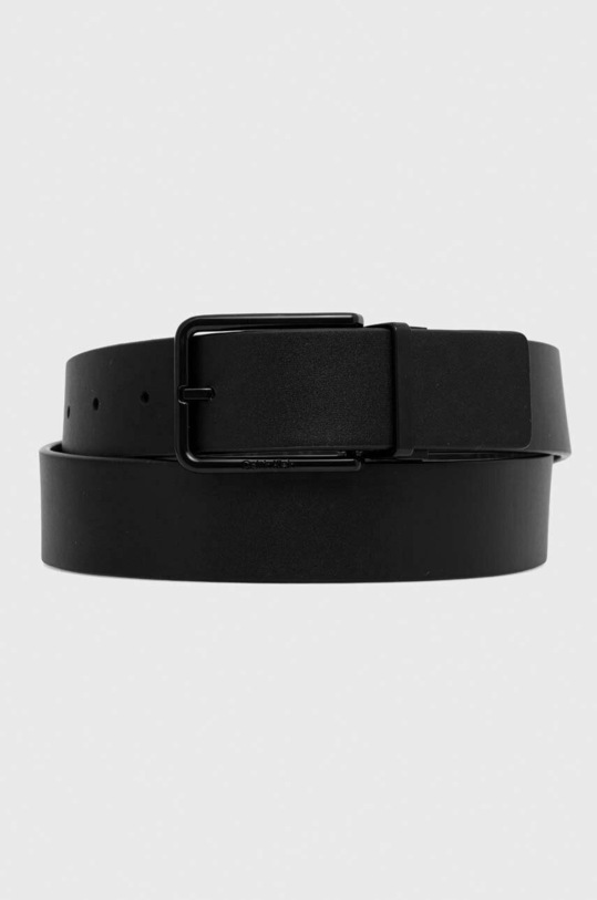 Oboustranný pásek Calvin Klein přírodní kůže černá K50K511348