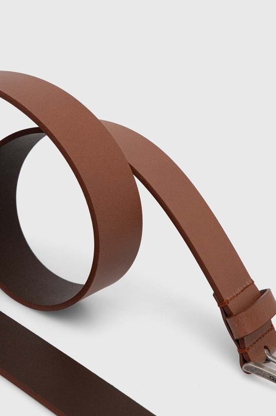 Δερμάτινη ζώνη Calvin Klein Jeans K50K511412 καφέ SS24