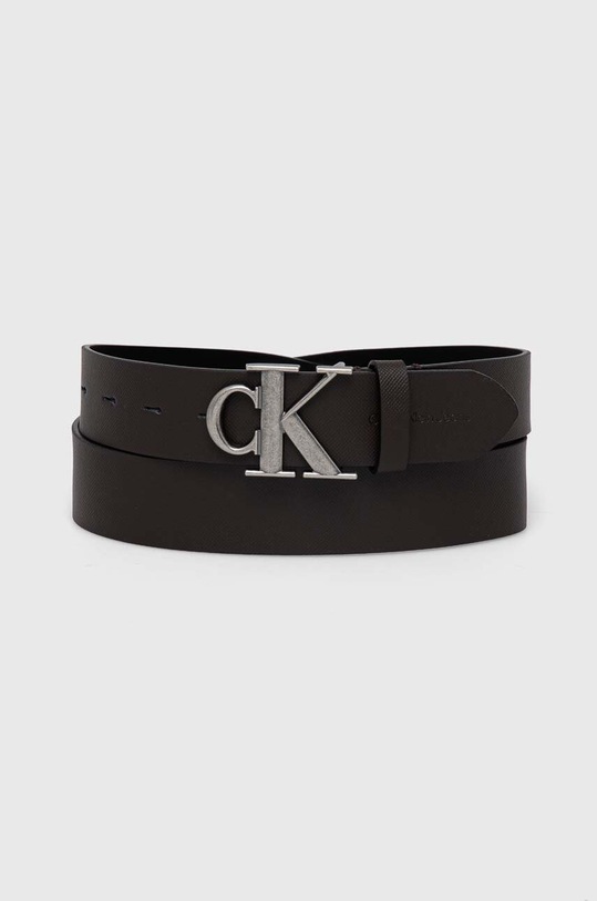 Шкіряний ремінь Calvin Klein Jeans коричневий K50K511418