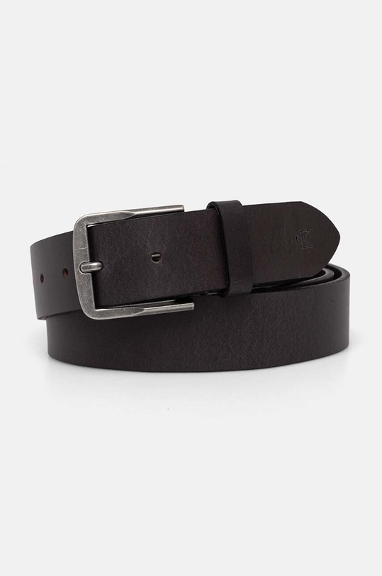 Calvin Klein Jeans pasek skórzany brązowy K50K511421