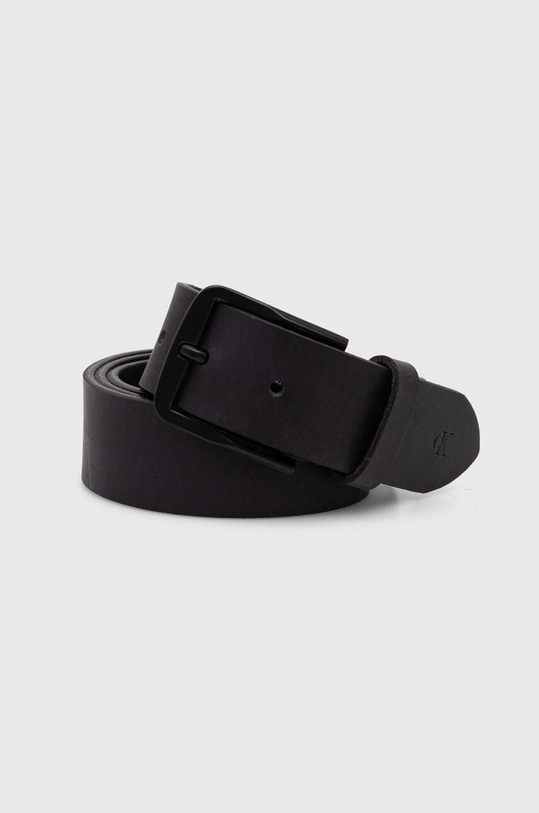 Kožený opasok Calvin Klein Jeans čierna K50K511421