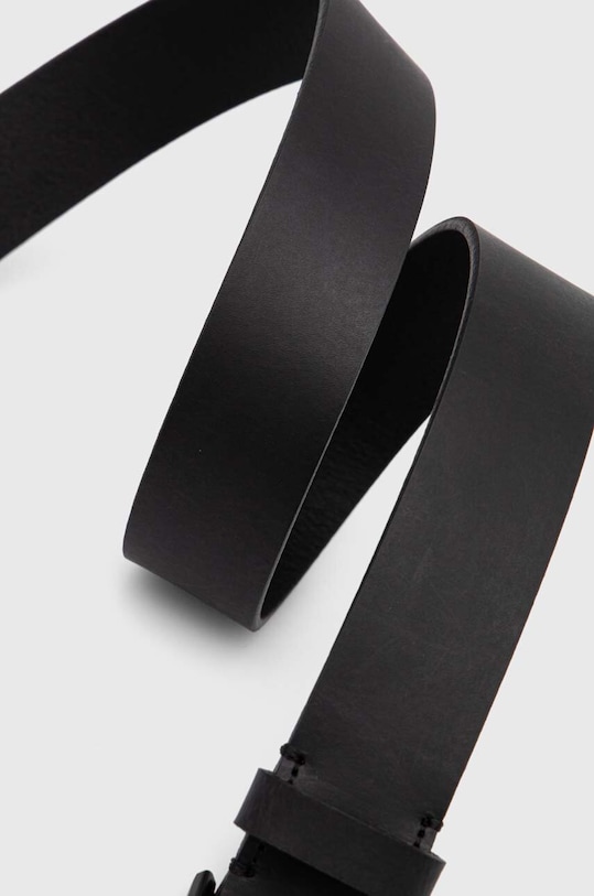 Kožený opasok Calvin Klein Jeans K50K511421 čierna AW24