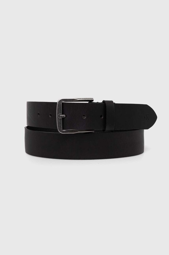 Kožený pásek Calvin Klein Jeans černá K50K511421