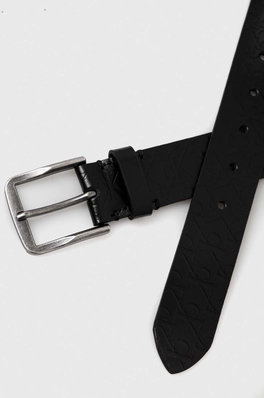 Kožený opasok Calvin Klein Jeans K50K511518 čierna SS24