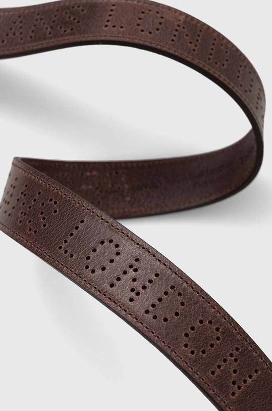 Kožený pásek Pepe Jeans WALTER BELT PM021018 hnědá SS24