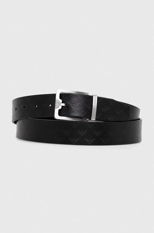 Emporio Armani curea de piele cu doua fete negru Y4S502.Y221E.NOS