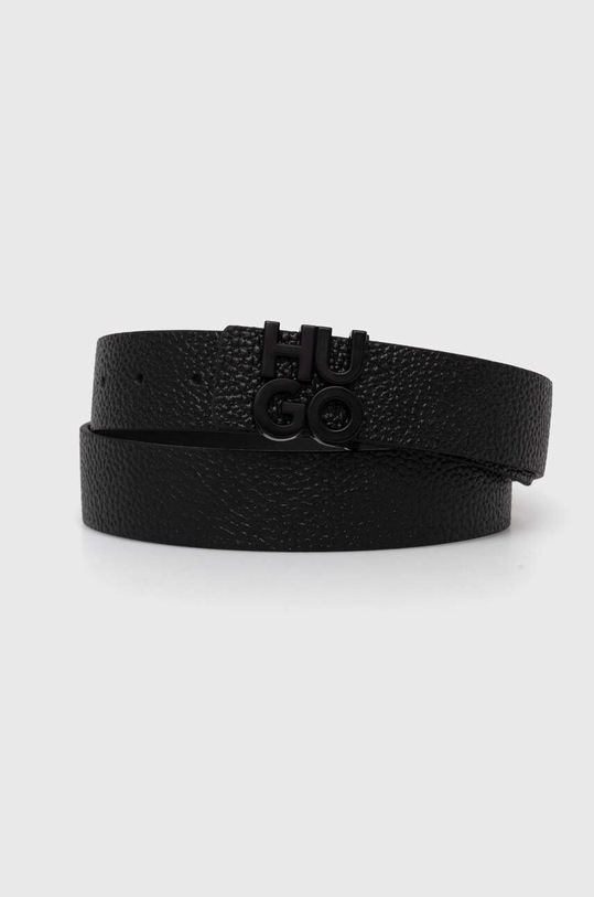 HUGO curea de piele negru 50516525