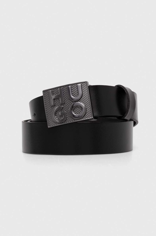 HUGO curea de piele negru 50512723