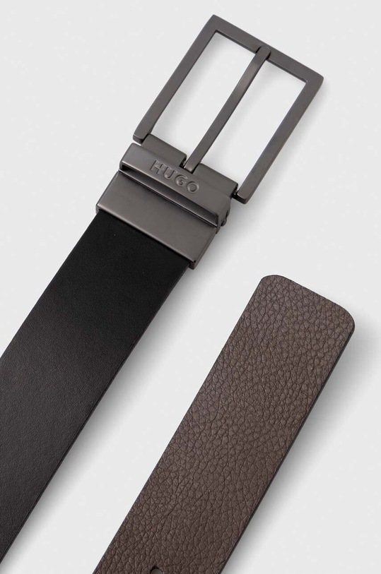 Аксесоари Кожен колан с две лица HUGO 50516532 черен
