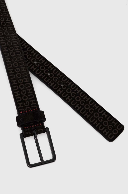 Кожен колан HUGO 50516545 черен SS24