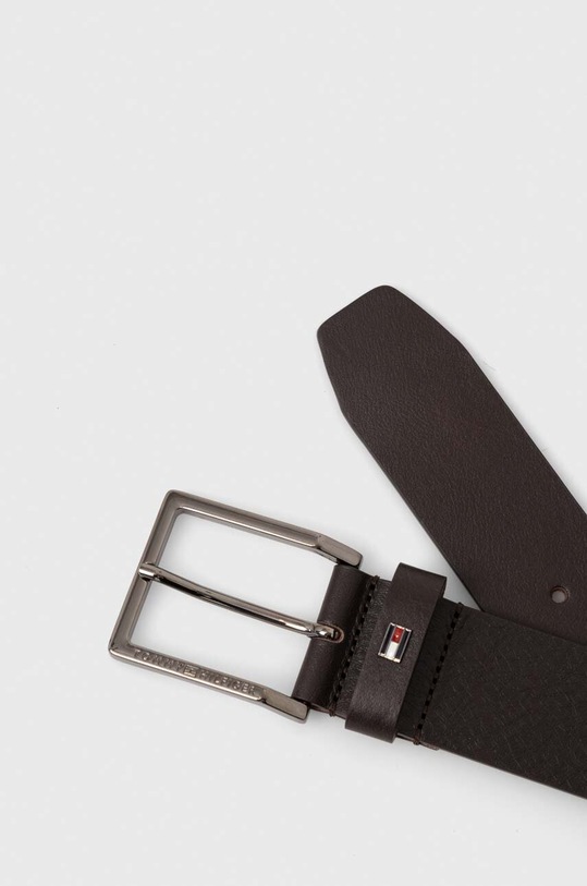 Kožni remen Tommy Hilfiger AM0AM12299 smeđa SS24