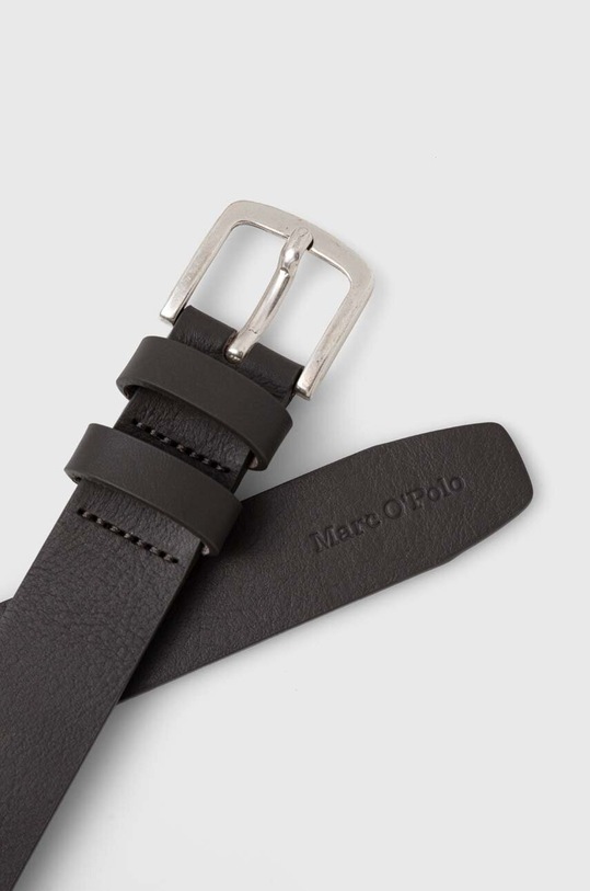 Marc O'Polo pasek skórzany 40227749508142 brązowy SS24