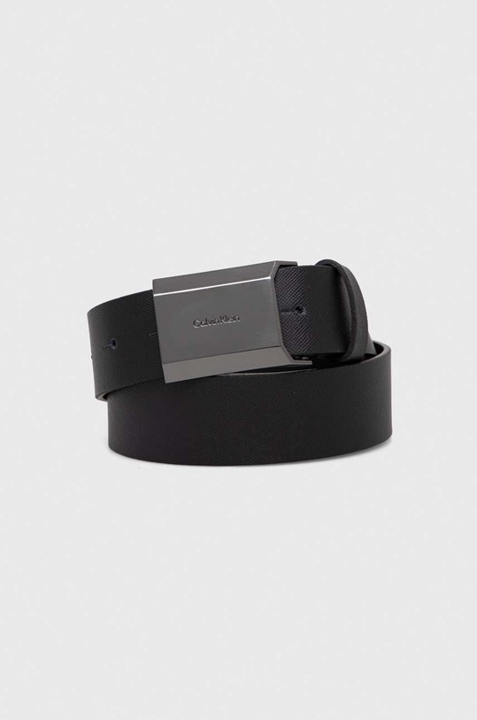 Δερμάτινη ζώνη Calvin Klein μαύρο K50K511568