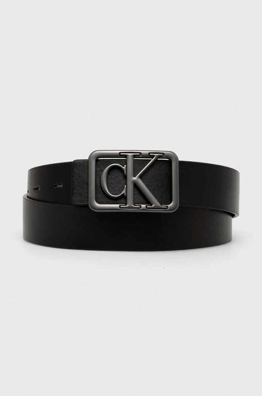 Двусторонний ремень Calvin Klein Jeans имитация натуральной кожи чёрный K50K511820