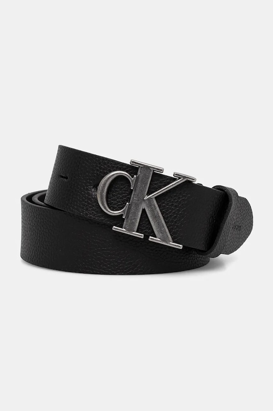 Кожаный ремень Calvin Klein Jeans чёрный K50K511831