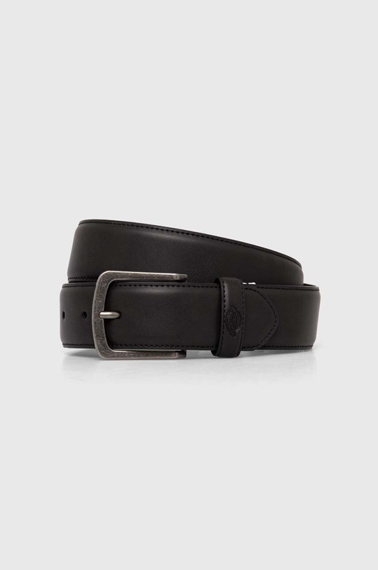 Opasok Dickies ATLANTA BELT imitácia kože čierna DK0A4YP7