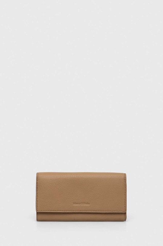 Marc O'Polo portfel skórzany skóra licowa beżowy 31119905801110
