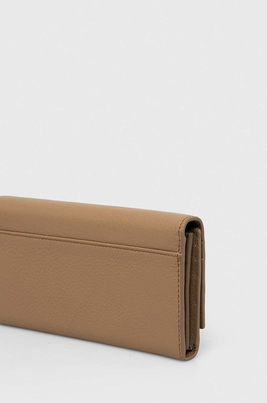 Marc O'Polo portfel skórzany 31119905801110 beżowy SS24