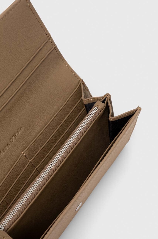 Akcesoria Marc O'Polo portfel skórzany 31119905801110 beżowy