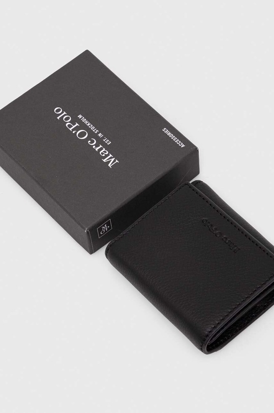 Marc O'Polo portfel skórzany czarny 31119905701110