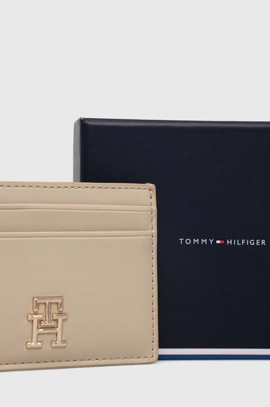 Akcesoria Tommy Hilfiger portfel AW0AW15751 beżowy
