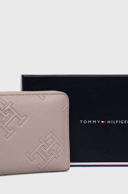 Πορτοφόλι Tommy Hilfiger μπεζ AW0AW15756