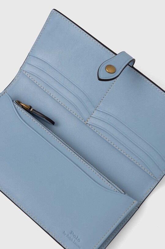 Akcesoria Polo Ralph Lauren portfel skórzany 427928768 niebieski