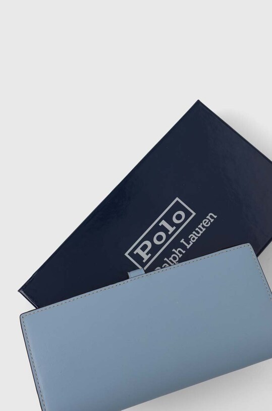 Polo Ralph Lauren portfel skórzany 427928768 niebieski