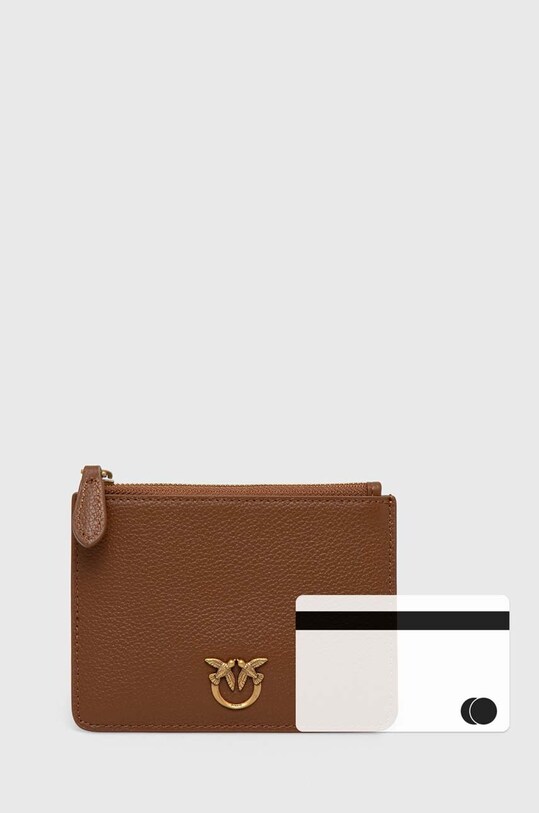 Кожаный кошелек Pinko 102857.A158 коричневый