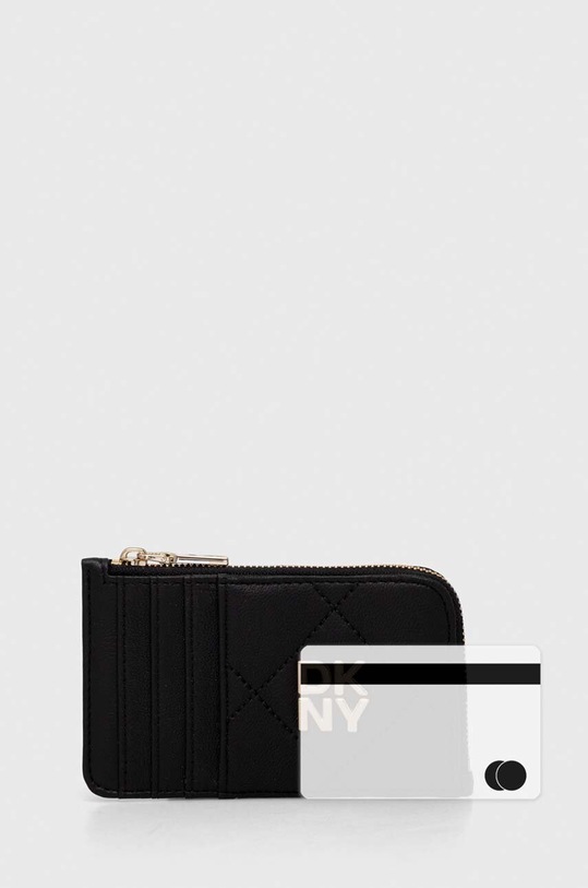 Kožená peňaženka Dkny čierna R411BB82