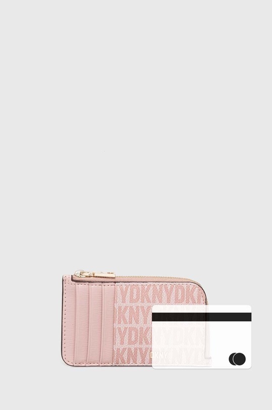 Dkny portfel różowy R4112C94