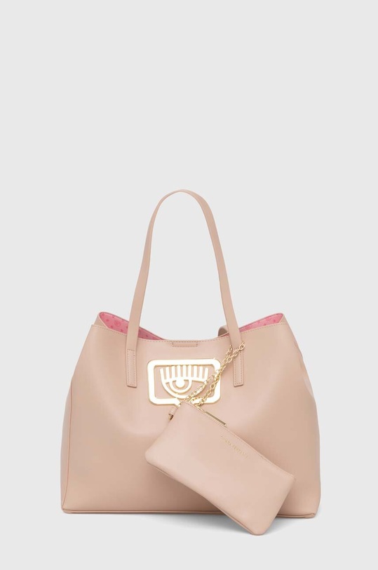 Chiara Ferragni borsetta applique beige 76SB4BB3