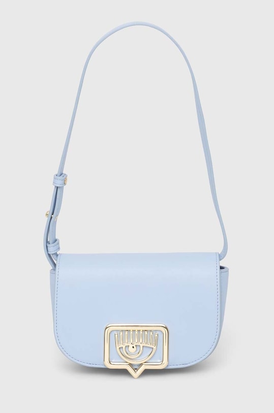 Kabelka Chiara Ferragni EYELIKE jednofarebný modrá 76SB4BBB