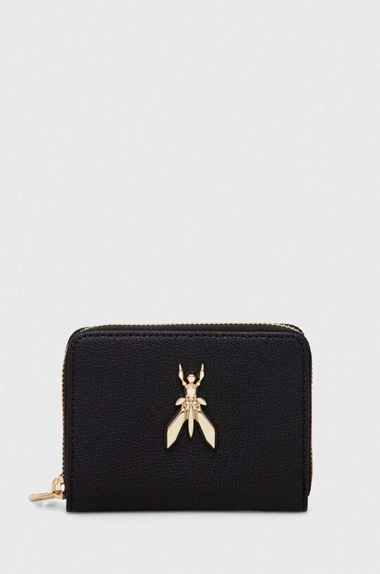 Кожен портфейл Patrizia Pepe гладка кожа черен 8Q0017.L001