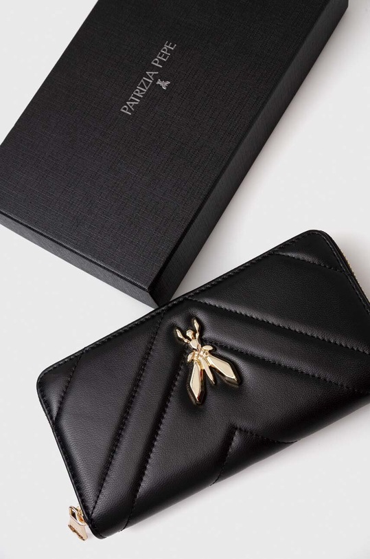 Patrizia Pepe bőr pénztárca fekete 8Q0018.L004