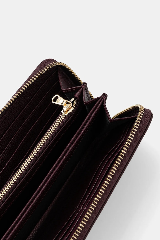 Accesorii Patrizia Pepe portofel de piele 8Q0020.L001 burgundia
