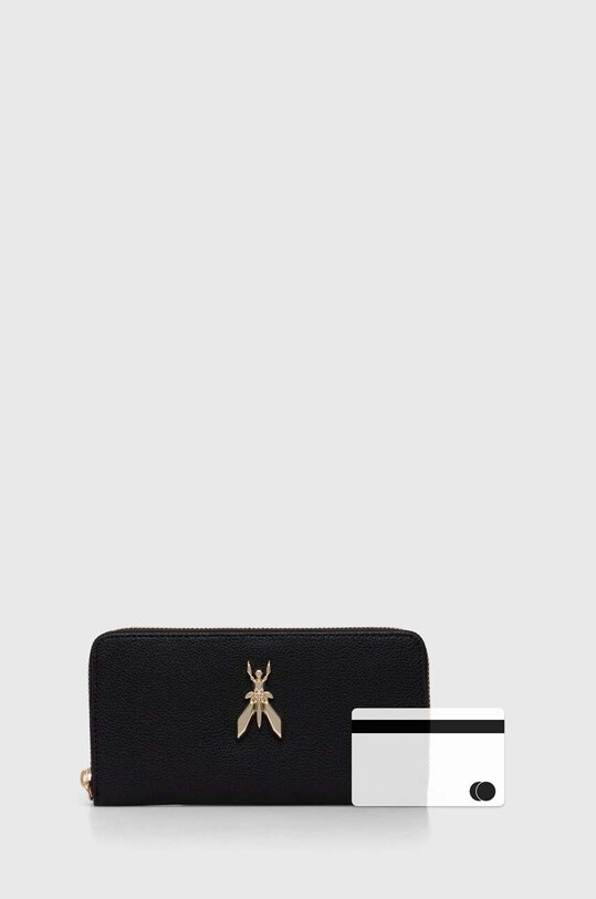 Patrizia Pepe portofel de piele negru 8Q0020.L001