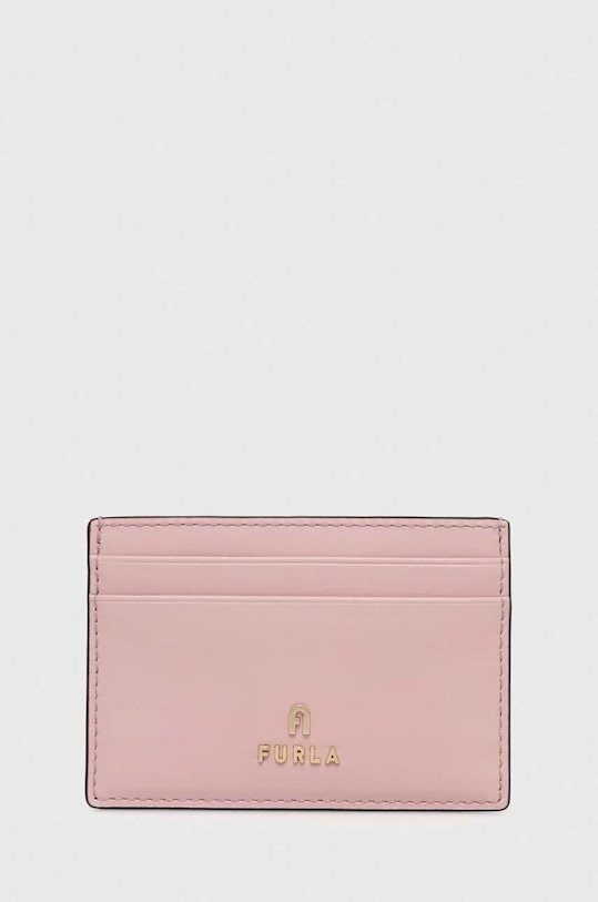 Furla etui na karty skórzane skóra licowa różowy WP00305.AX0733.ALB00