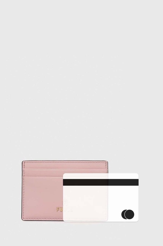Furla etui na karty skórzane różowy WP00305.AX0733.ALB00