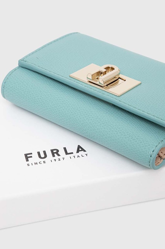 Kožená peněženka Furla WP00225.ARE000.2718S tyrkysová