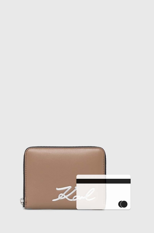Karl Lagerfeld portfel 240W3202 brązowy
