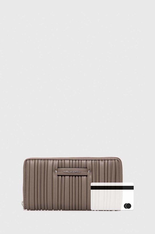 Karl Lagerfeld portofel bej 240W3206