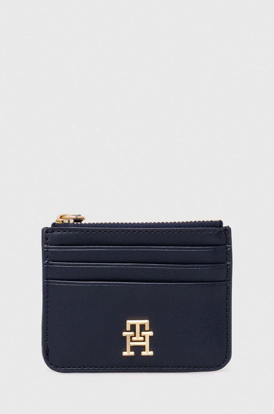 Tommy Hilfiger portfel imitacja skóry licowej granatowy AW0AW16016
