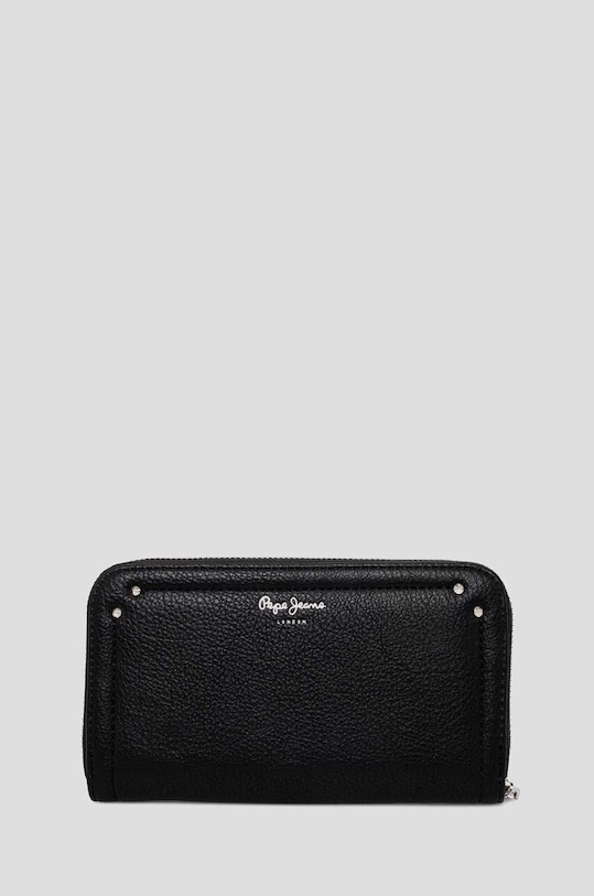 Pepe Jeans portfel CRISHA WALLET drobny wzór czarny PL070244